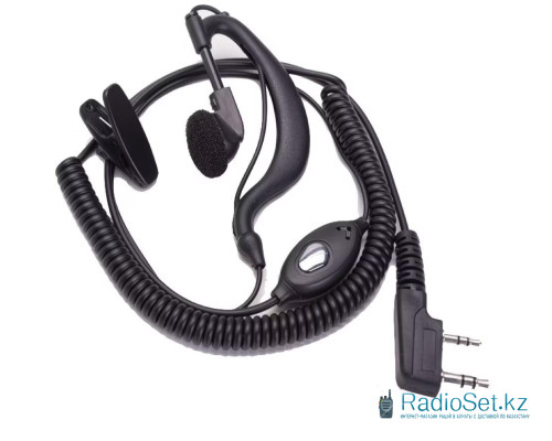 Наушники (гарнитура) для рации Baofeng / Anytone / Kenwood / Wln / Tdx/ Luiton